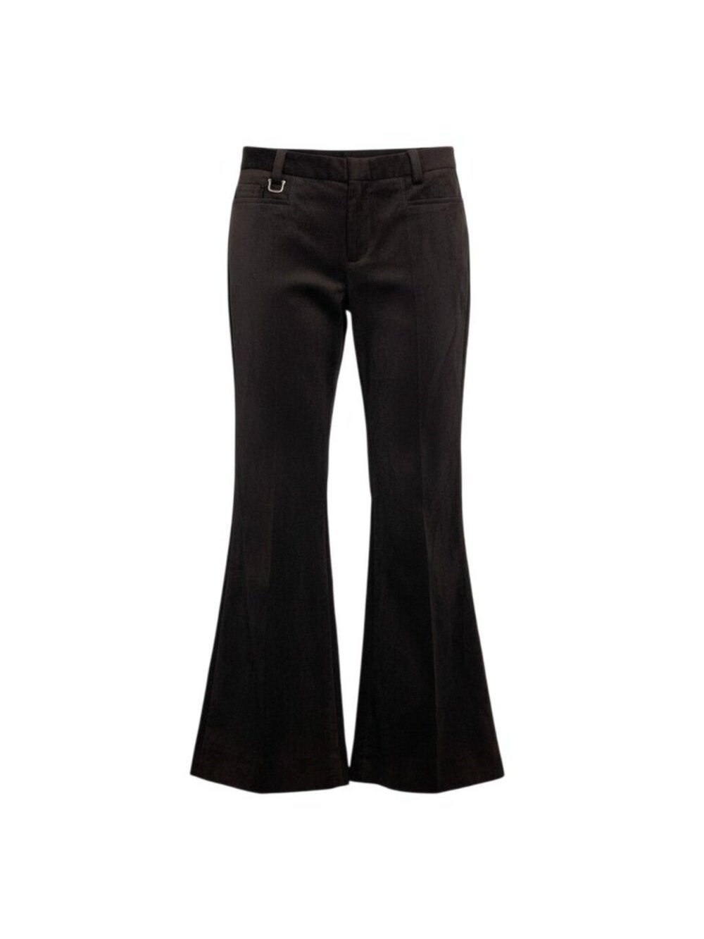 Gucci Corduroy Flare Pants Brown Cotton 40